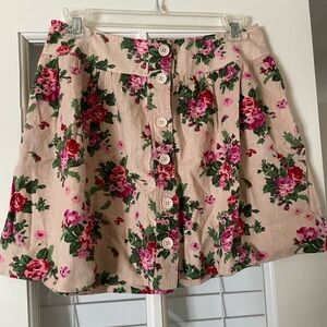 Xai Floral Mini-Skirt